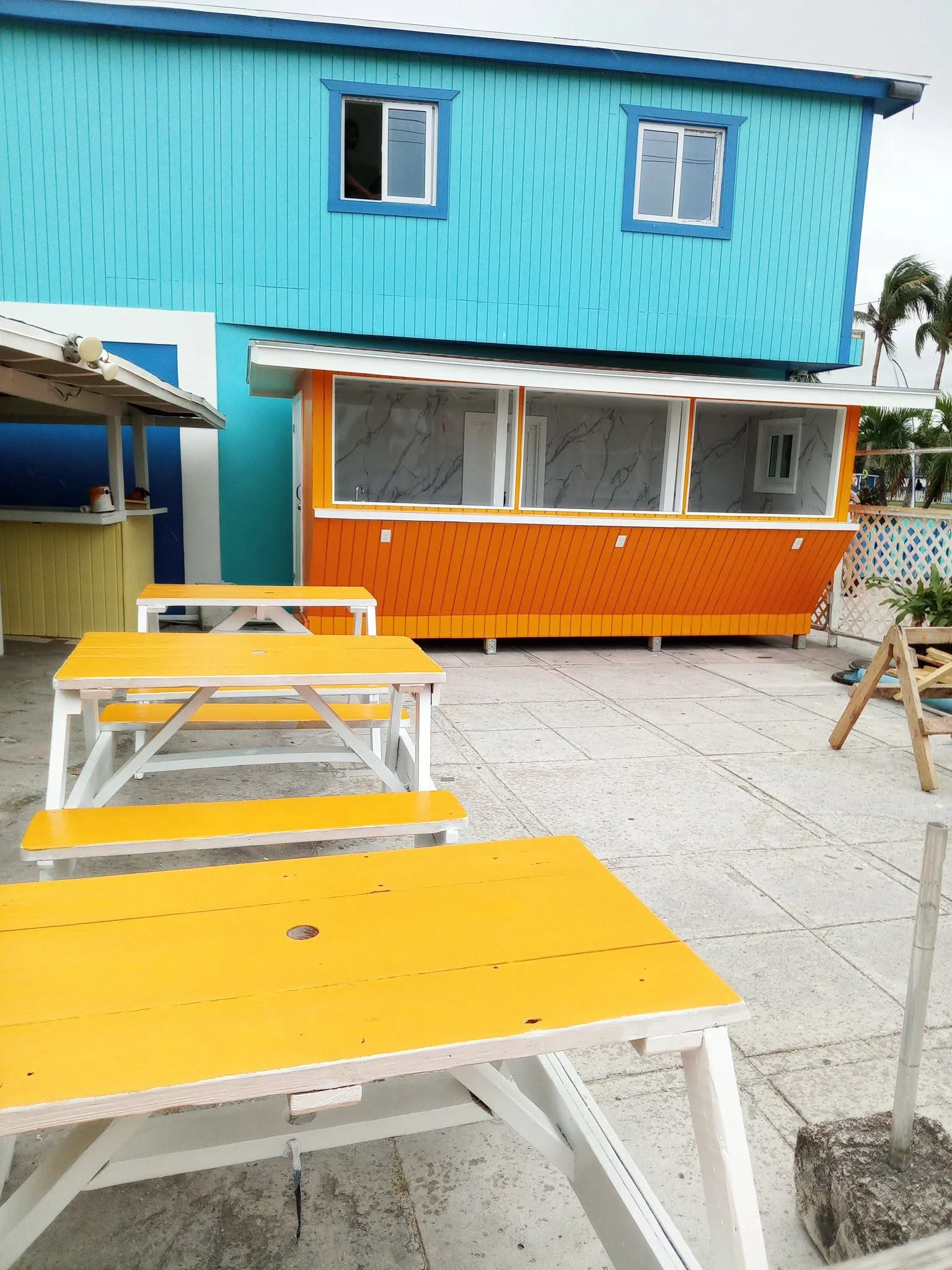 Willy D conch salad stand exterior, next to Joey's at Arawak Cay